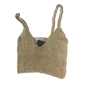 Fashion Nova Gold Shimmer Top ✨